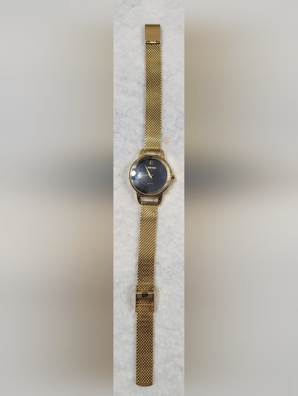 Citizen Women's Quartz Gold-Tone Mesh Strap Watch